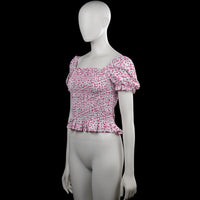 Blouse - White & Pink - Size 170