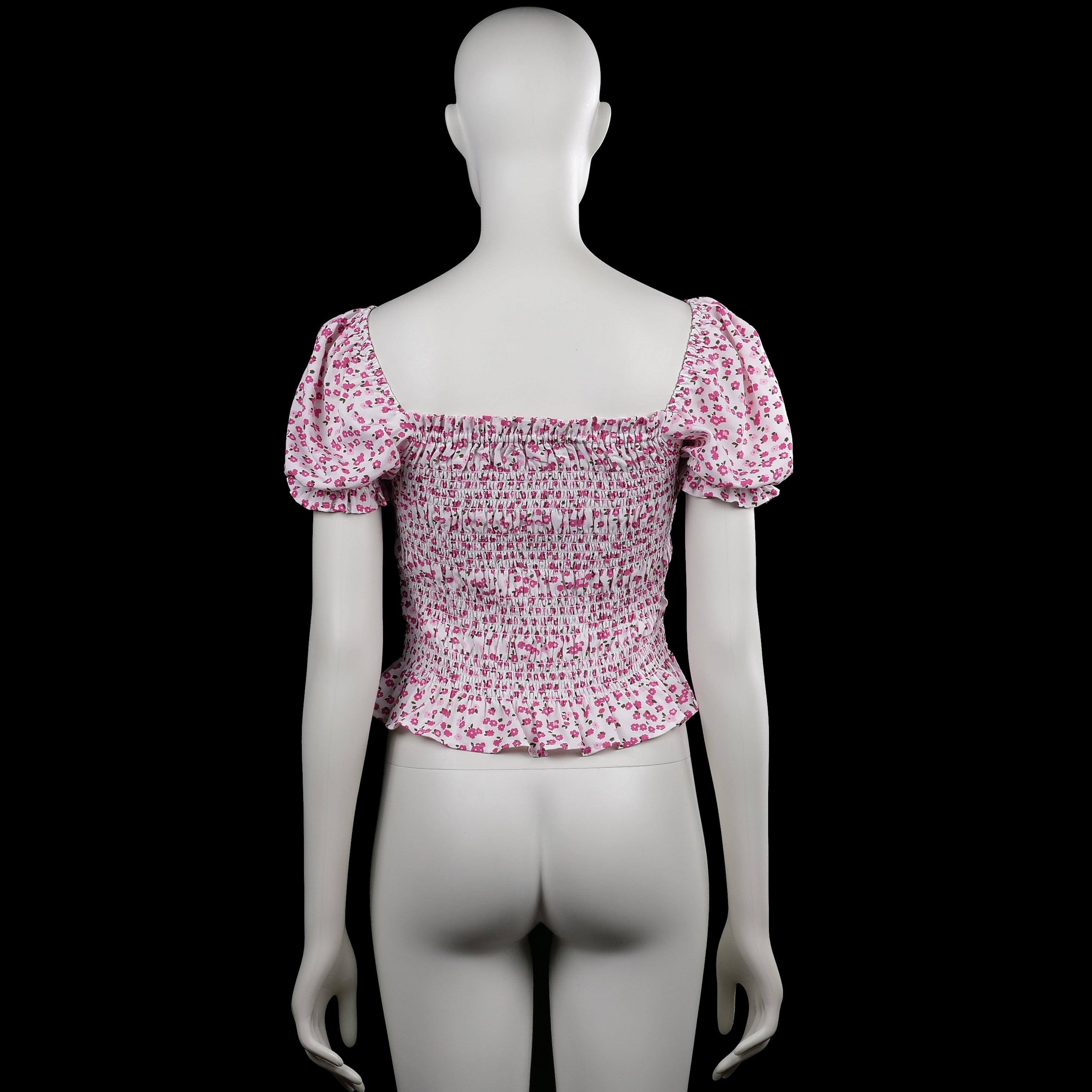 Blouse - White & Pink - Size 170