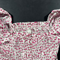 Blouse - White & Pink - Size 170