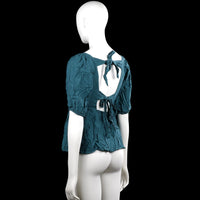 Blouse - Turquoise - Size XS