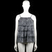 Lindex kids - Tank top - Black & White - Size 170 - Black and white printed sleeveless top with thin shoulder straps and a squared neckline. Tiered ruffle overlay with a straight hem.