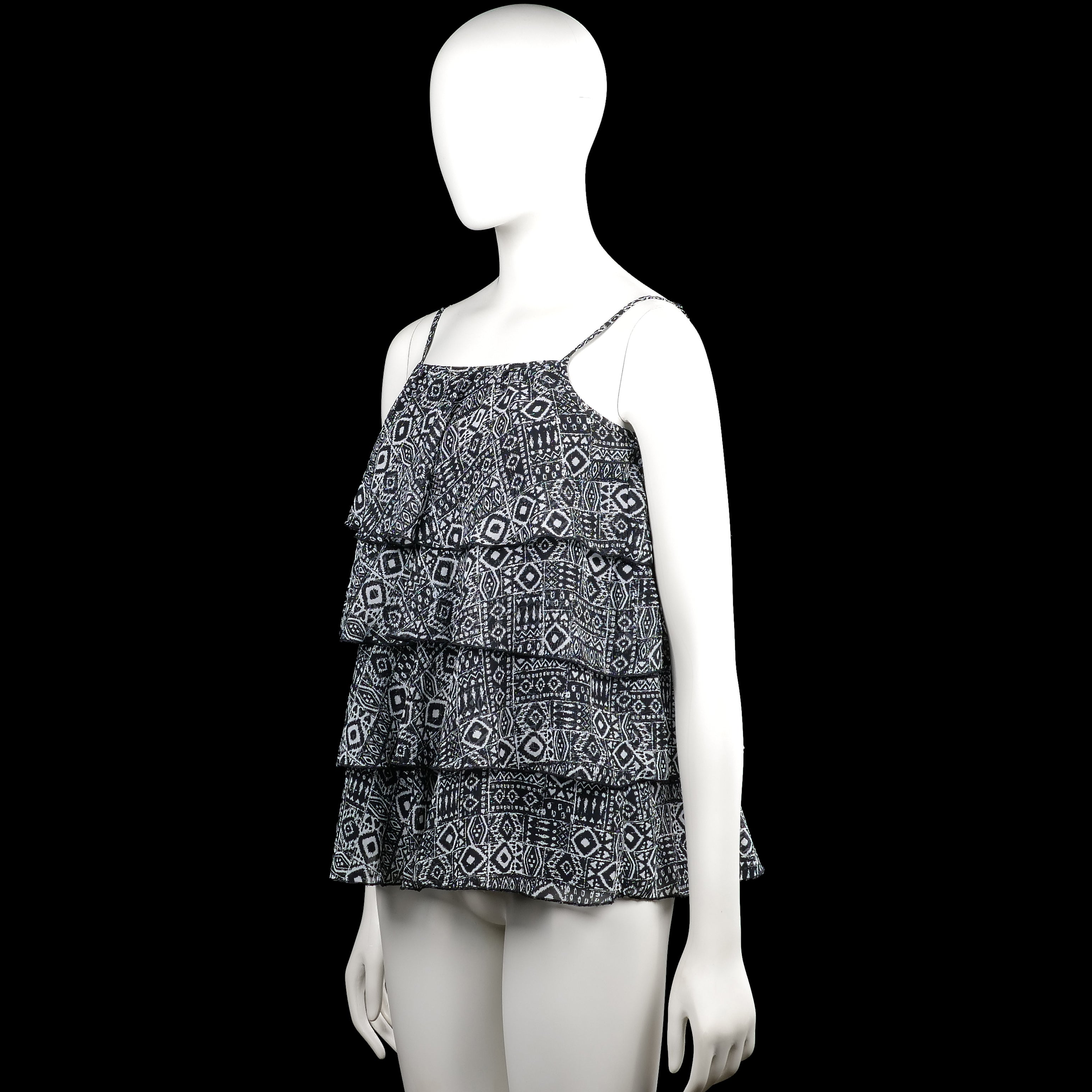 Tank top - Black & White - Size 170