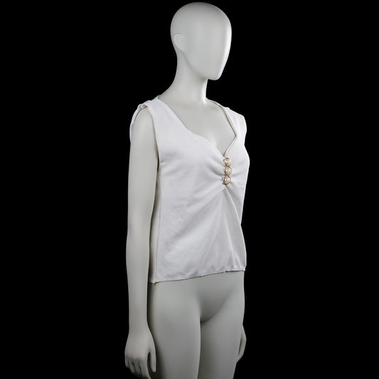 Tank top - White - Size M