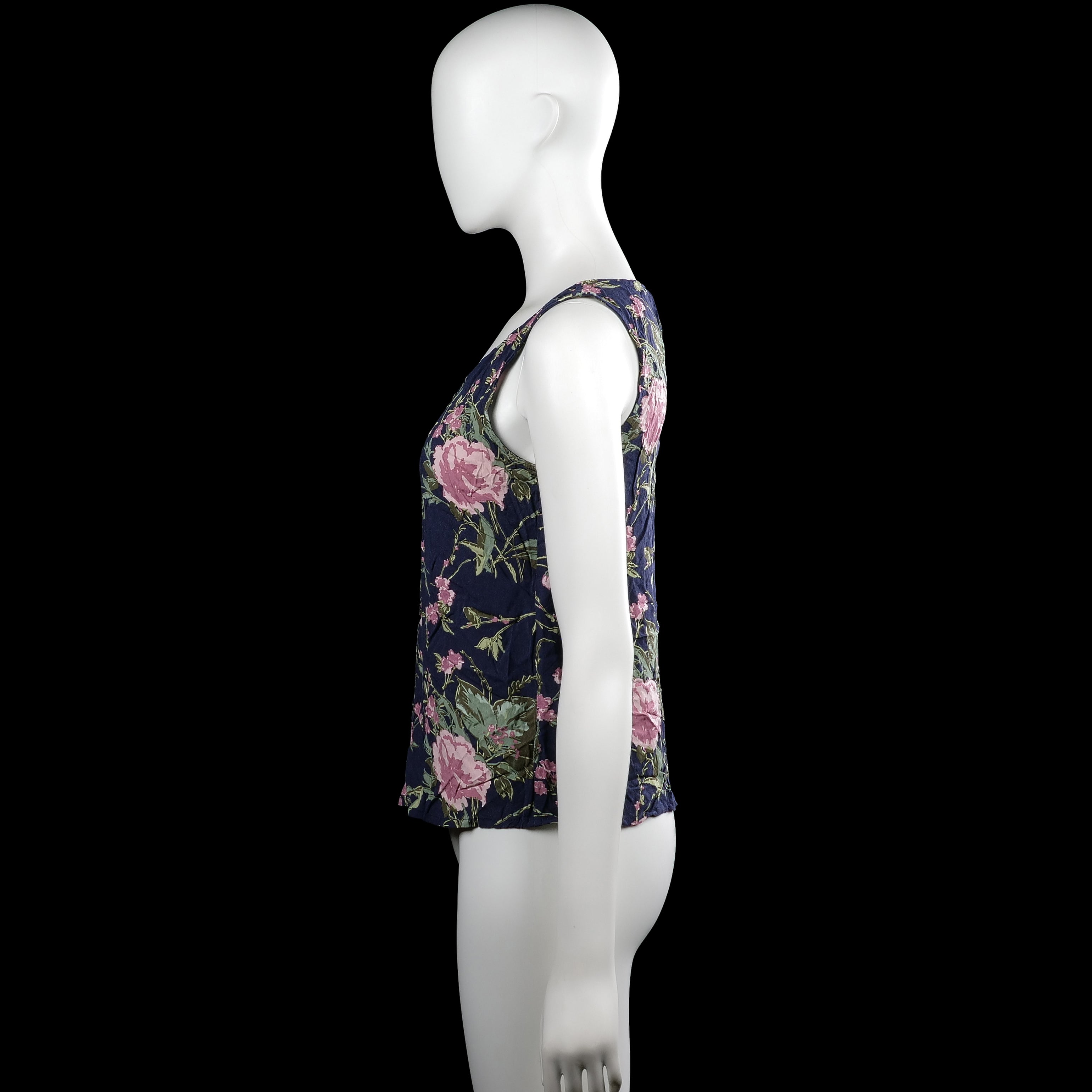 Tank top - Navy & Pink - Size S