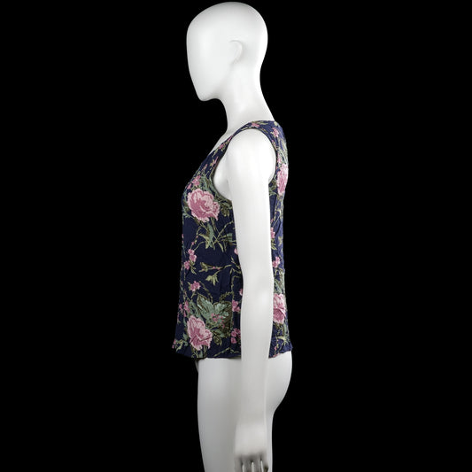 Tank top - Navy & Pink - Size S