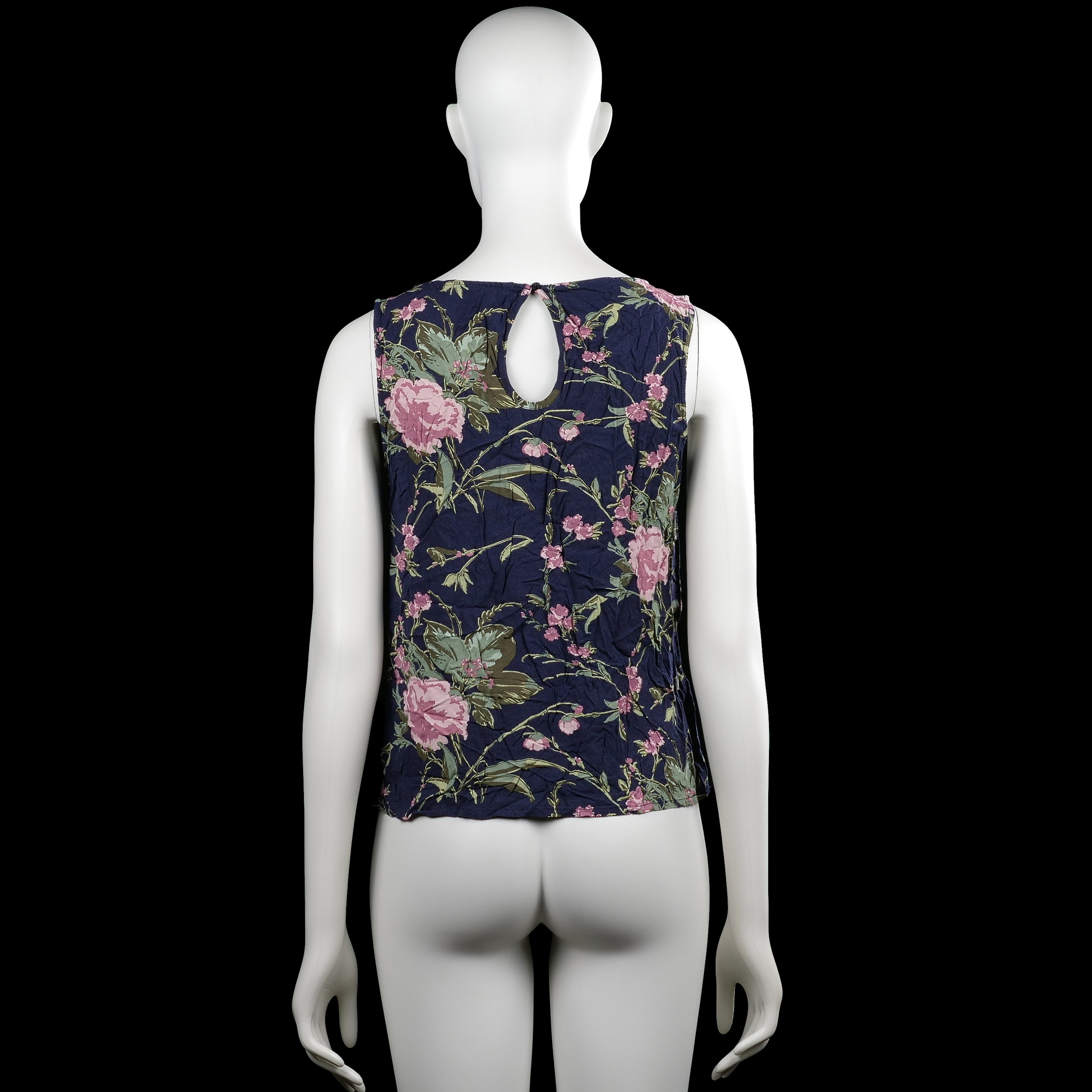 Tank top - Navy & Pink - Size S