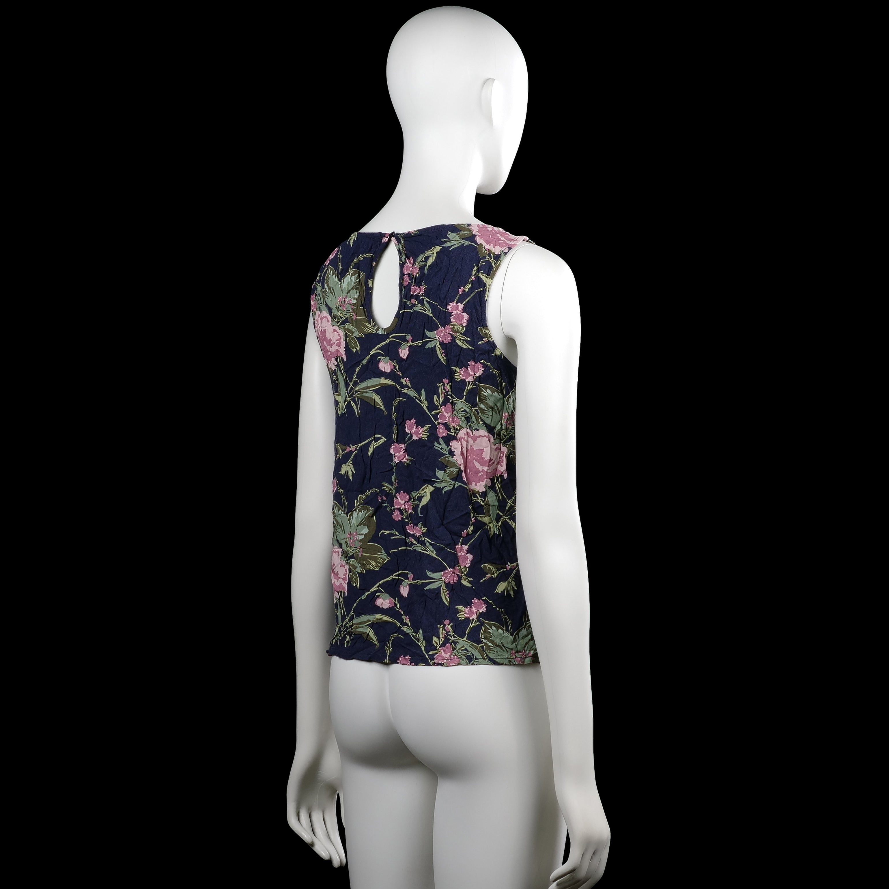 Tank top - Navy & Pink - Size S