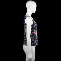 Tank top - Navy & Pink - Size S