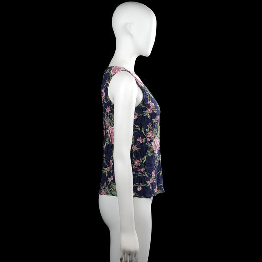 Tank top - Navy & Pink - Size S