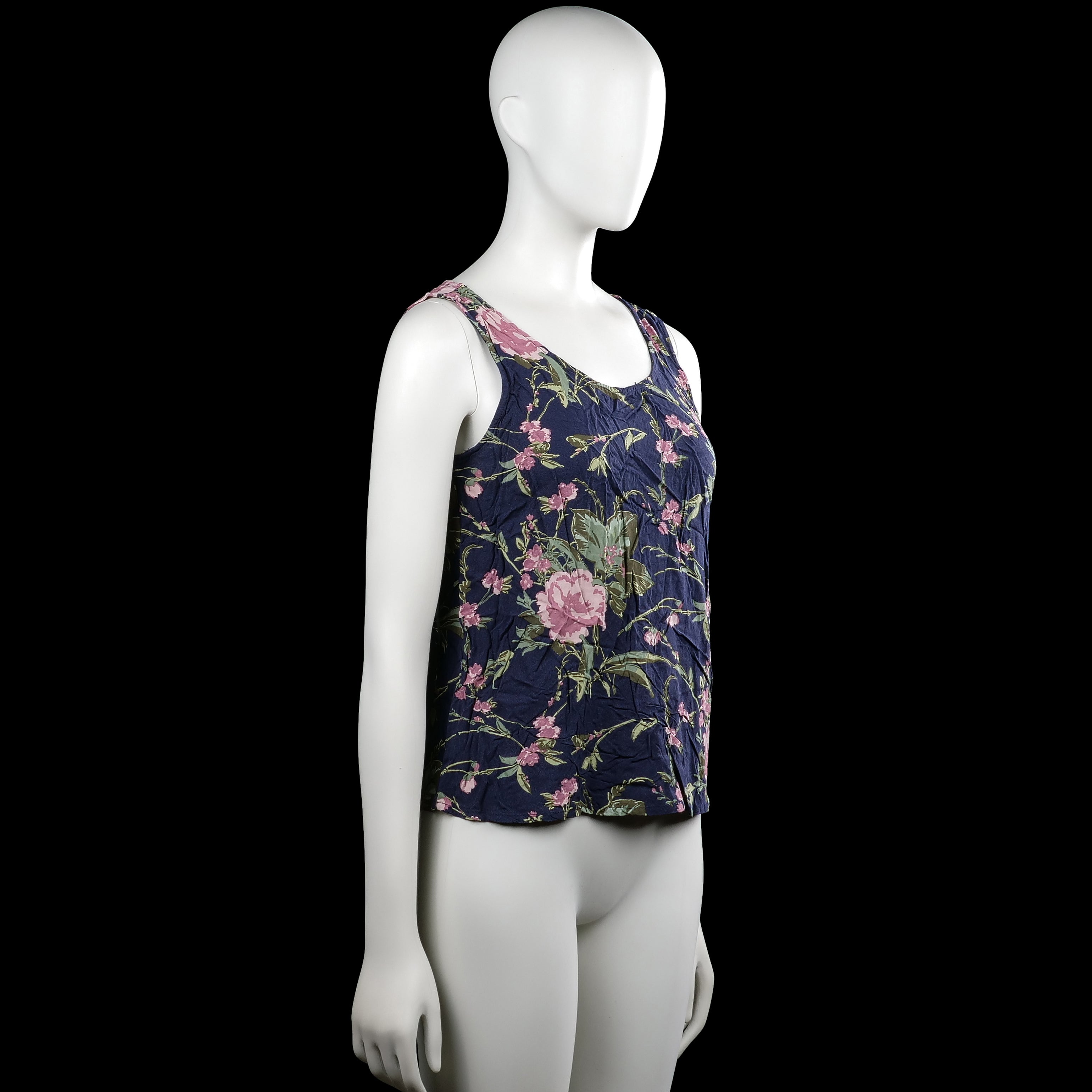 Tank top - Navy & Pink - Size S