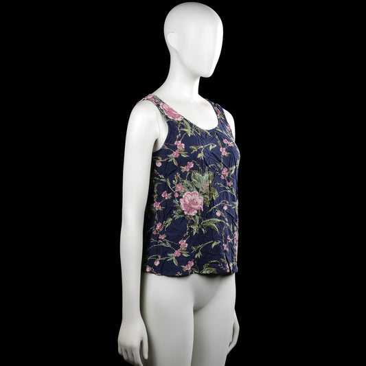 Tank top - Navy & Pink - Size S
