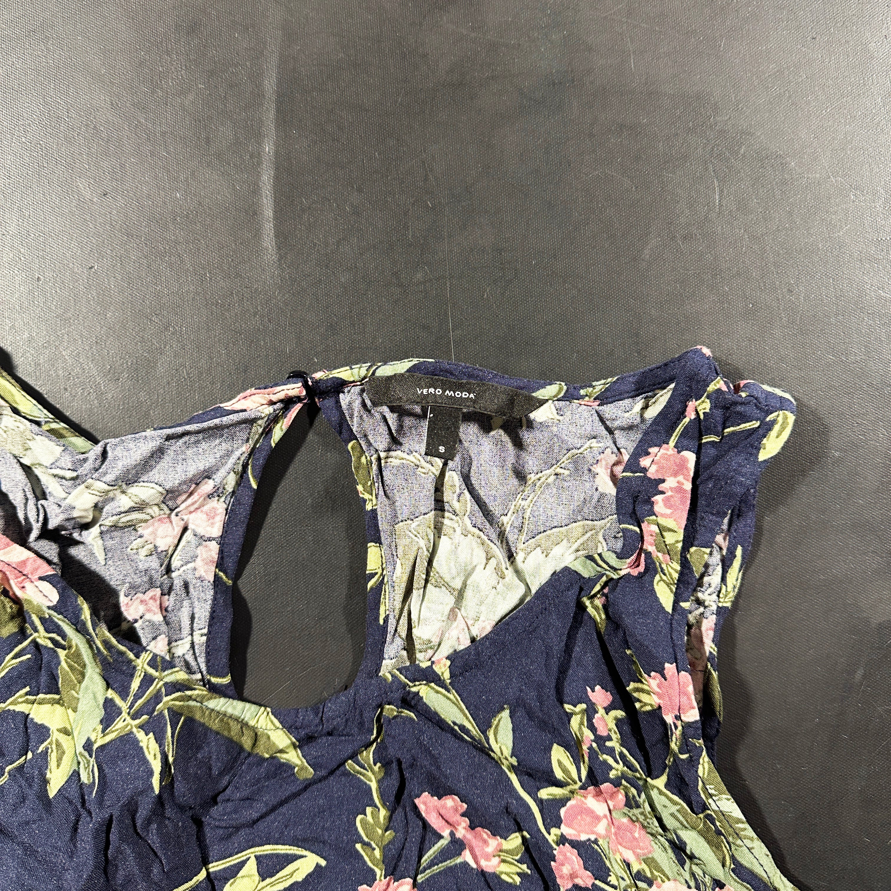 Tank top - Navy & Pink - Size S