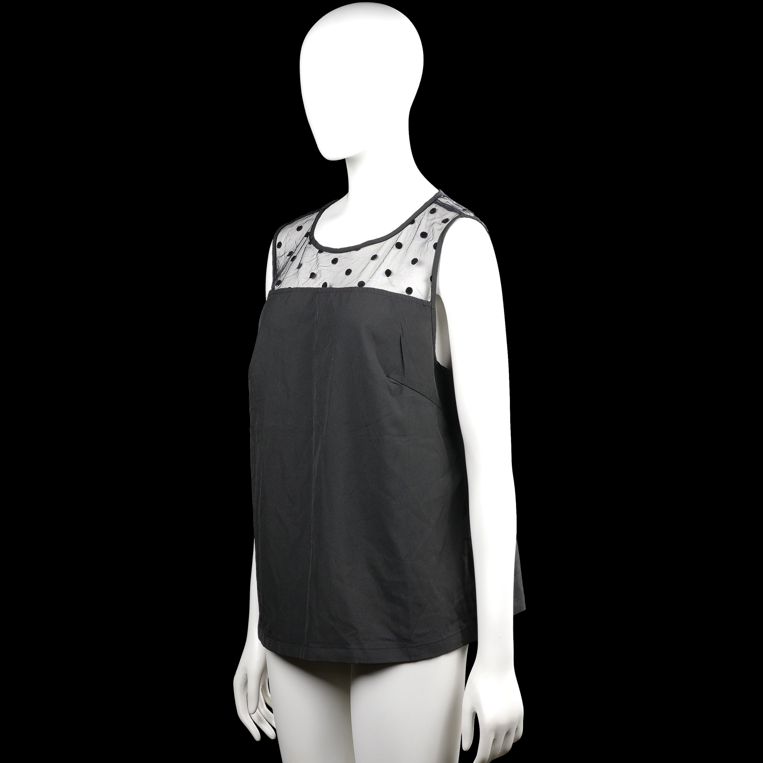 Tank top - Black & White - Size 1XL