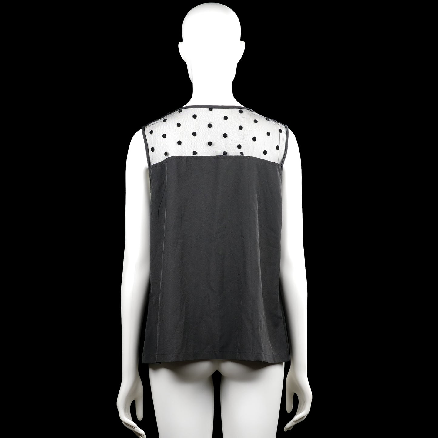 Tank top - Black & White - Size 1XL