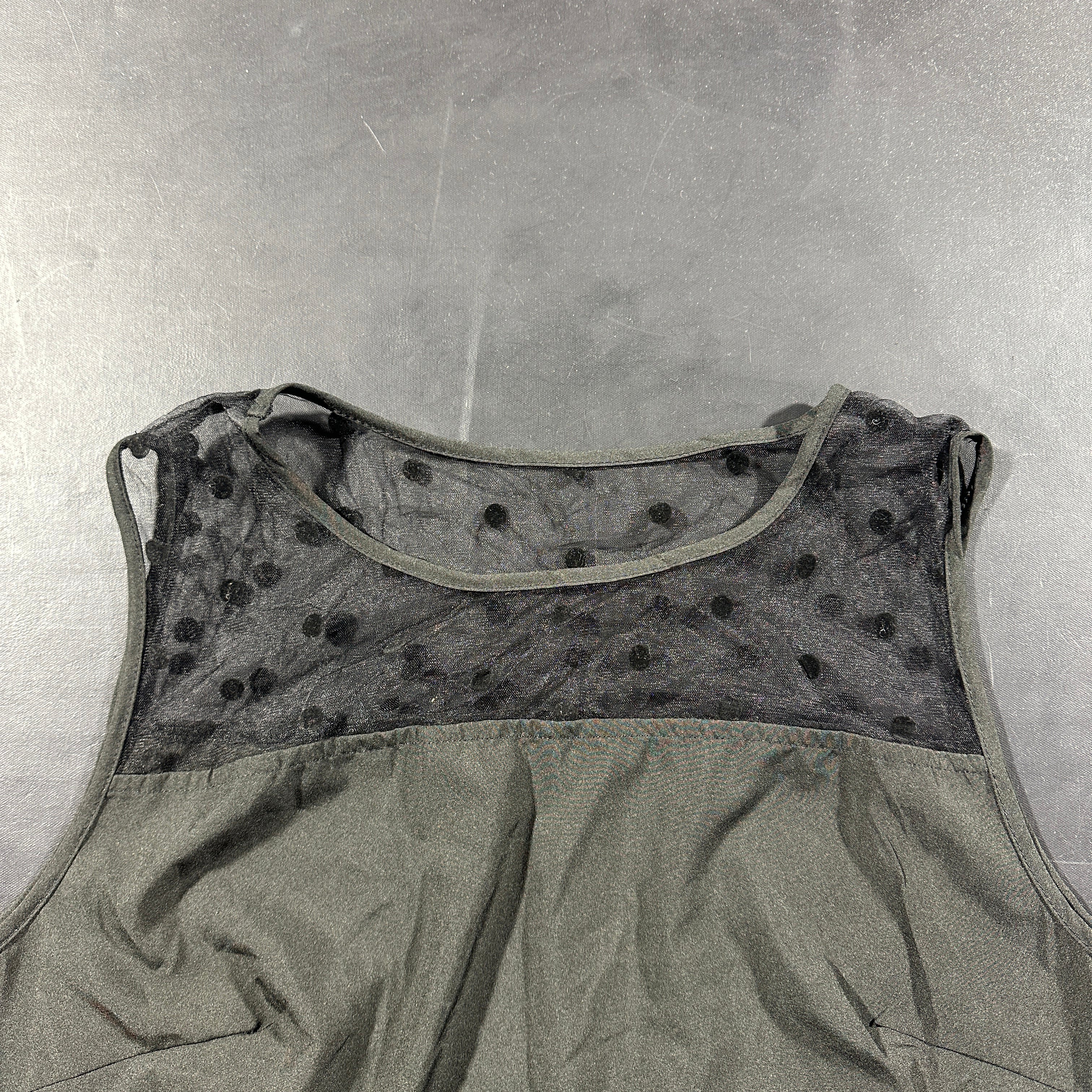Tank top - Black & White - Size 1XL