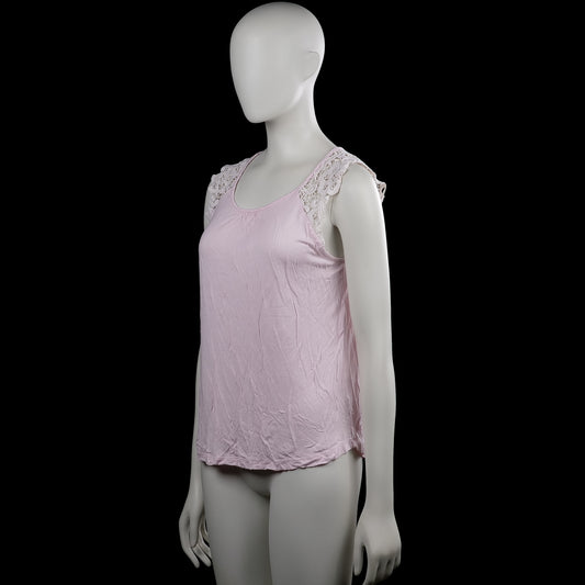 Tank top - Light Pink & White - Size M