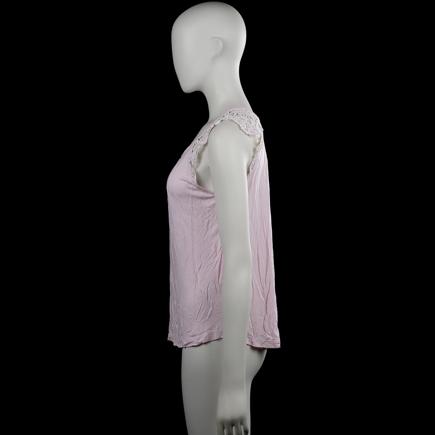 Tank top - Light Pink & White - Size M
