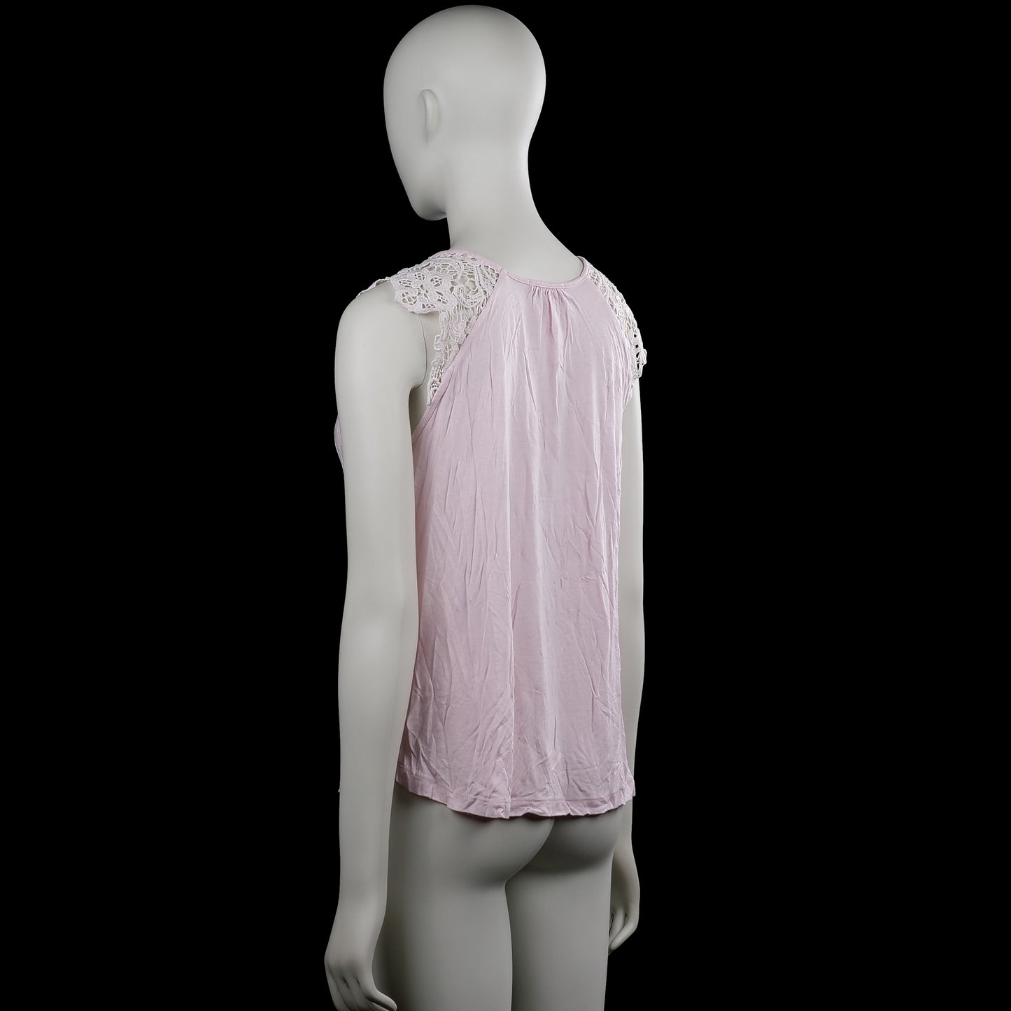Tank top - Light Pink & White - Size M