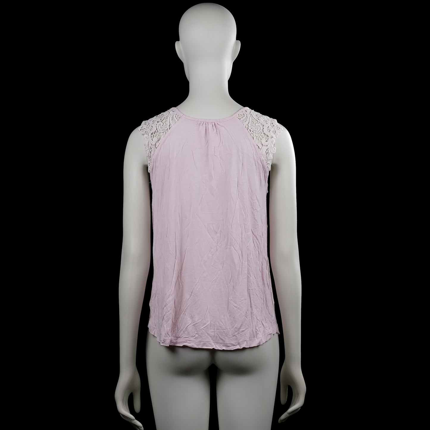 Tank top - Light Pink & White - Size M