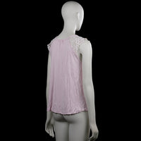 Tank top - Light Pink & White - Size M