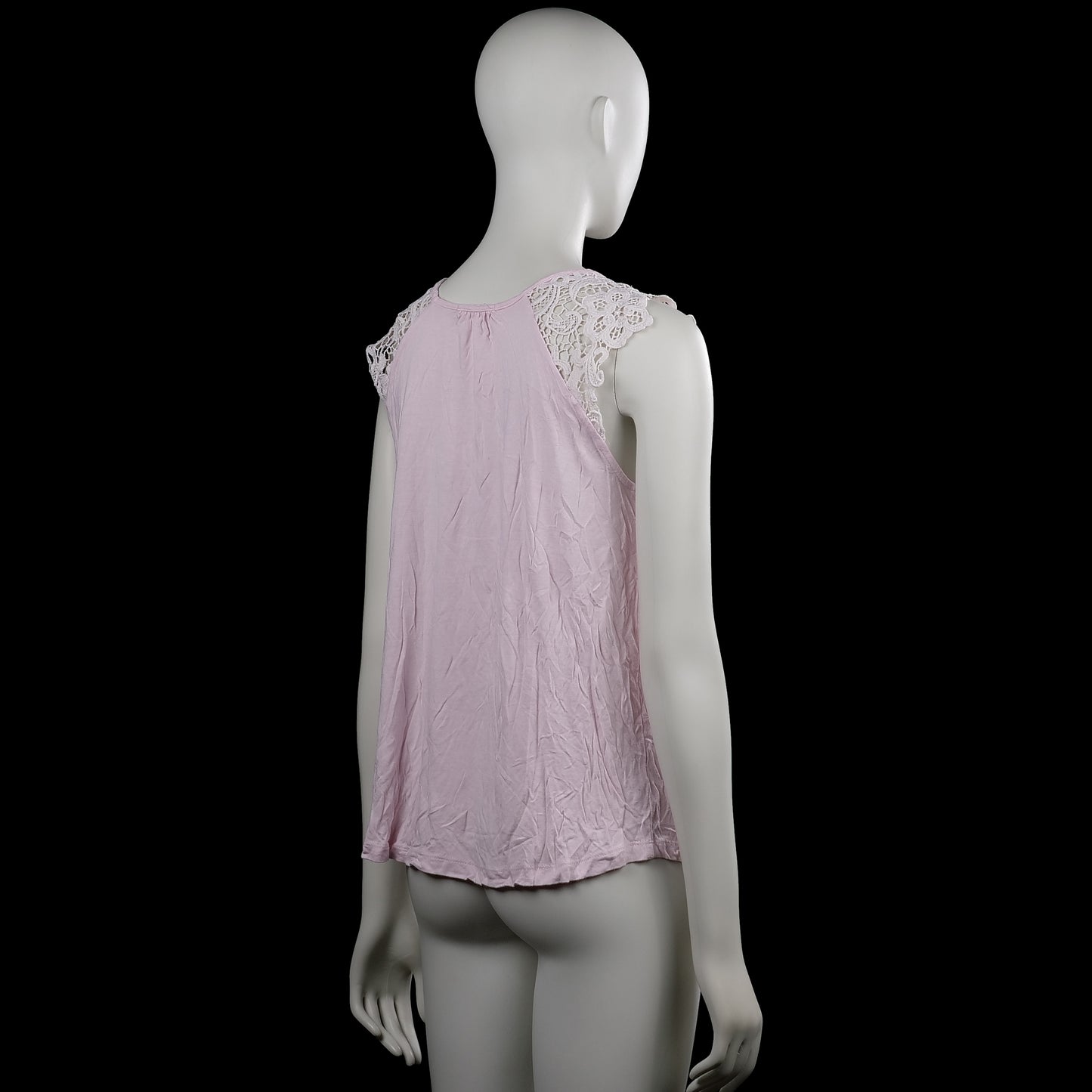 Tank top - Light Pink & White - Size M