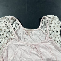 Tank top - Light Pink & White - Size M