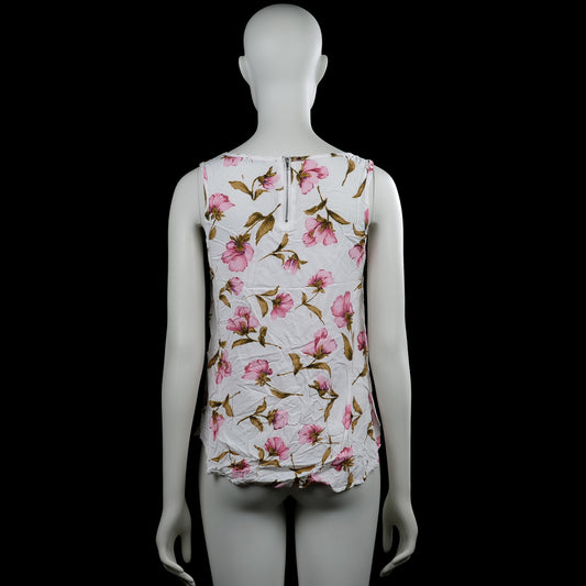 Tank top - White & Pink - Size S