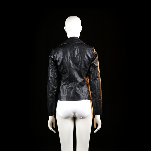 Biker jacket - Black - Size XS