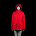 Mckinley - Parka - Red - Size 44 - Hooded jacket with high neck, front zipper and snap button placket, and flap pockets with snap closures. Features vertical zippered chest pockets and adjustable cuffs.