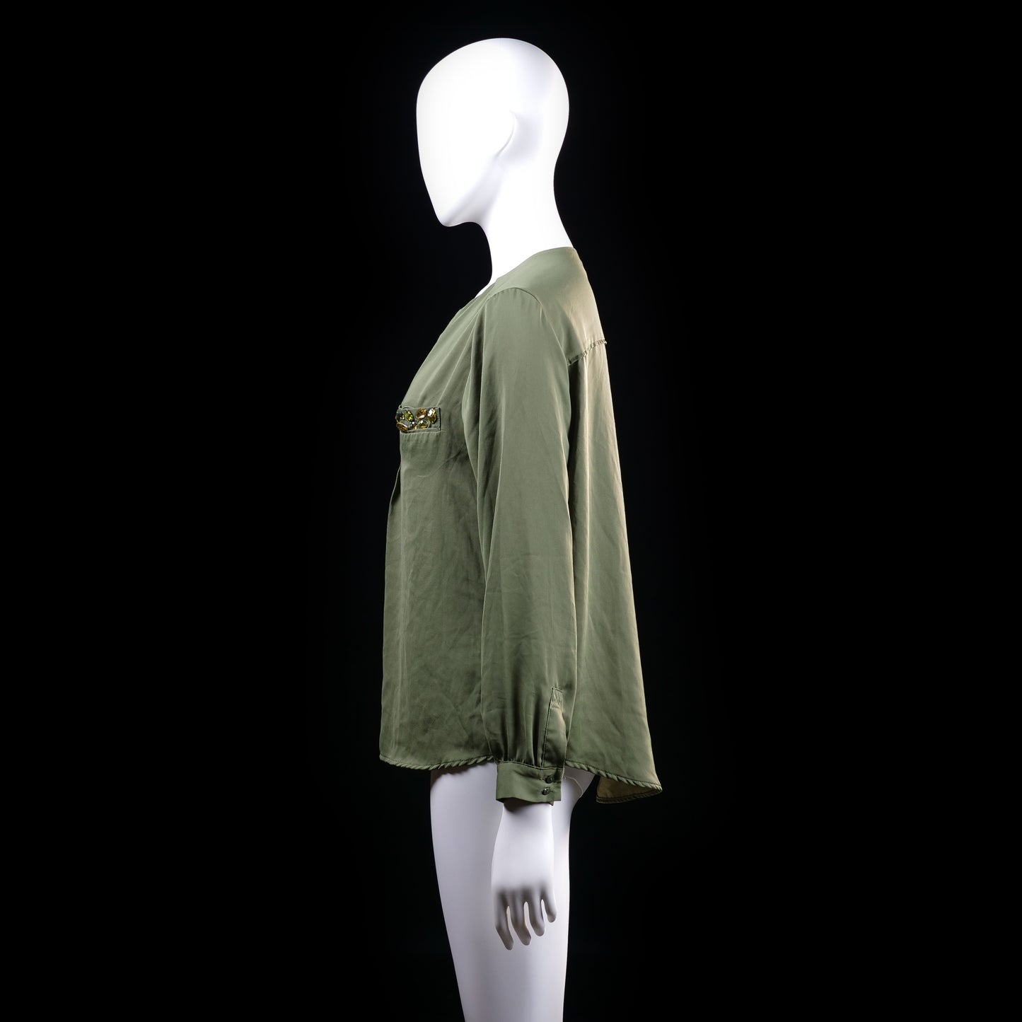 Blouse - Olive - Size 38