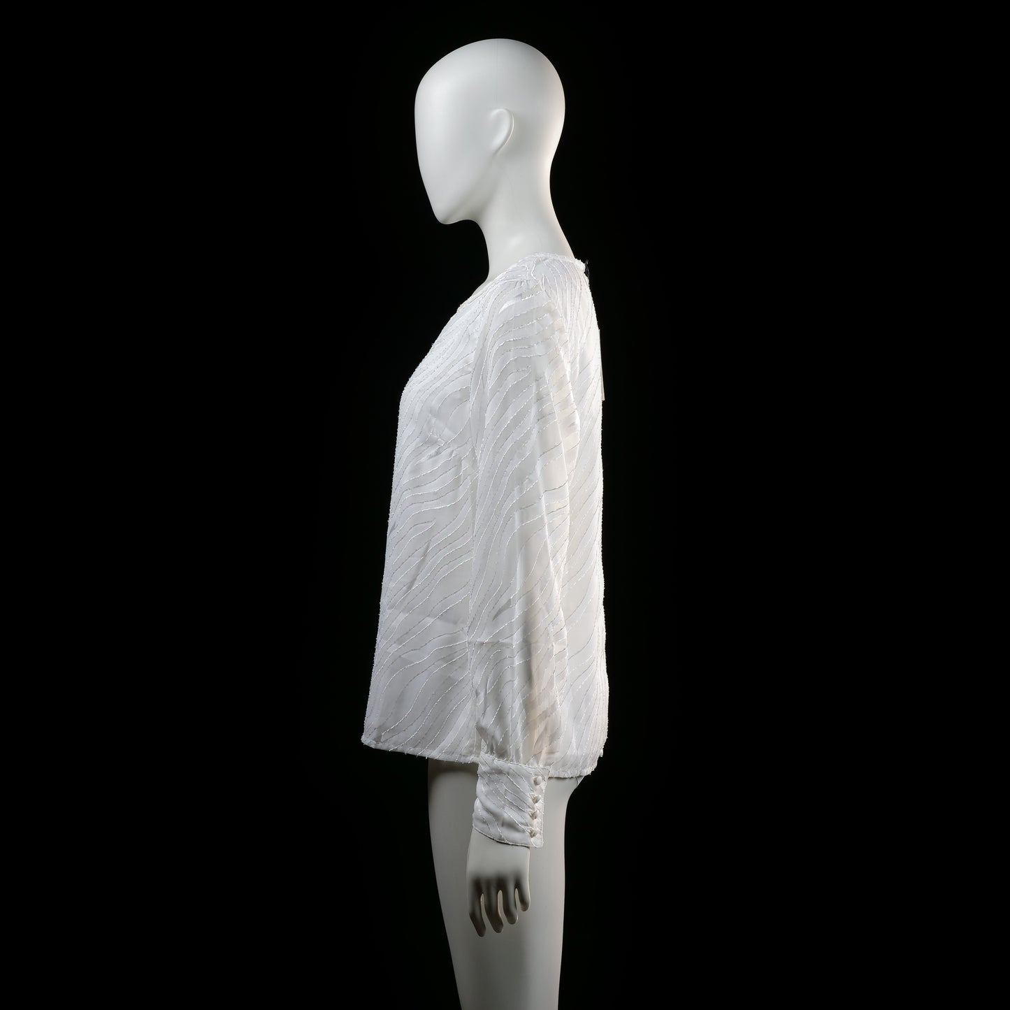 Blouse - White - Size 38 - (NEW)