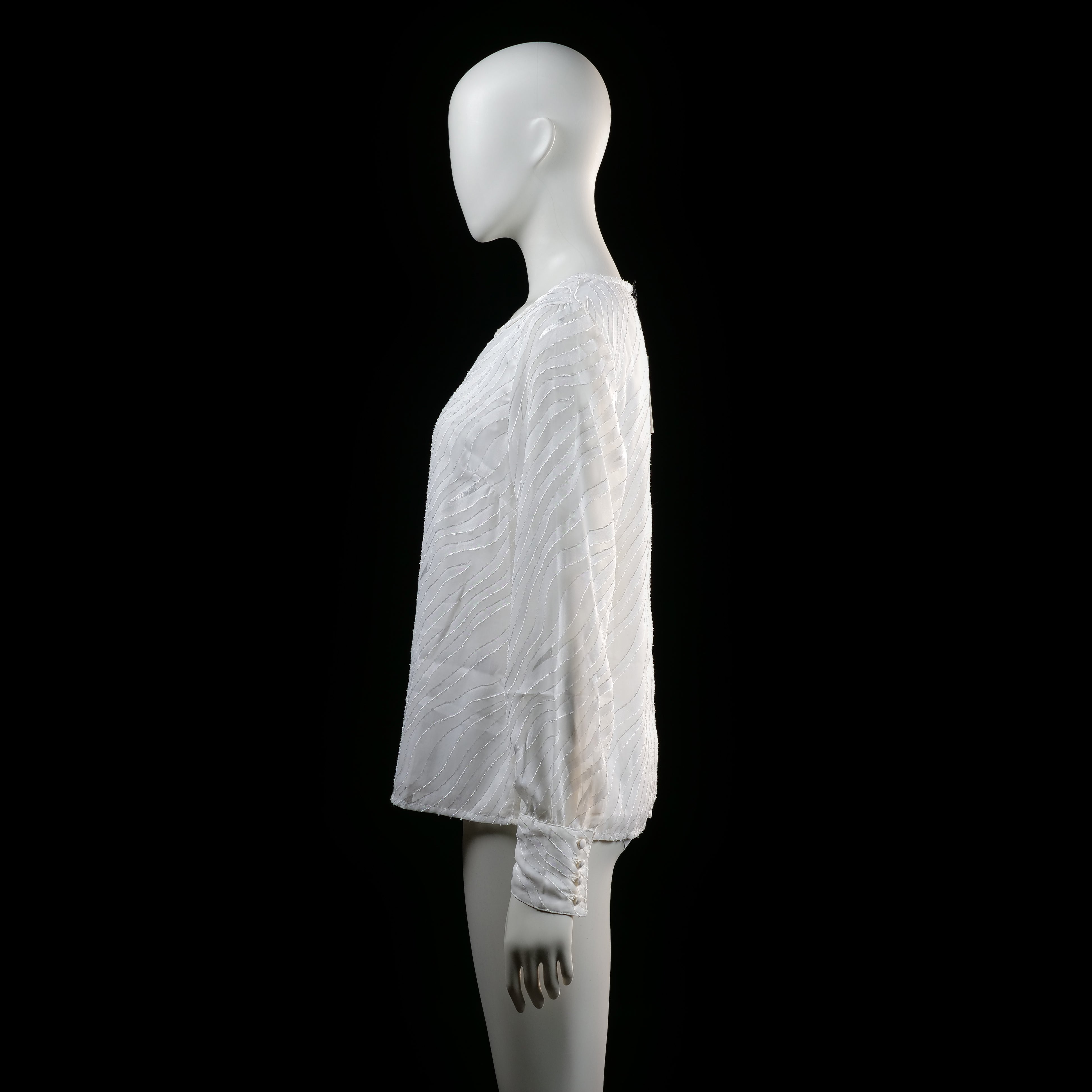 Blouse - White - Size 38 - (NEW)