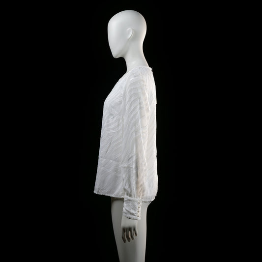 Blouse - White - Size 38 - (NEW)