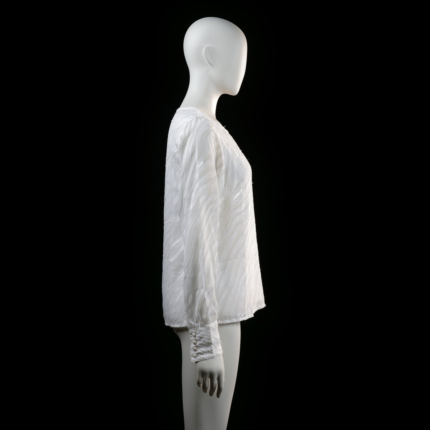 Blouse - White - Size 38 - (NEW)