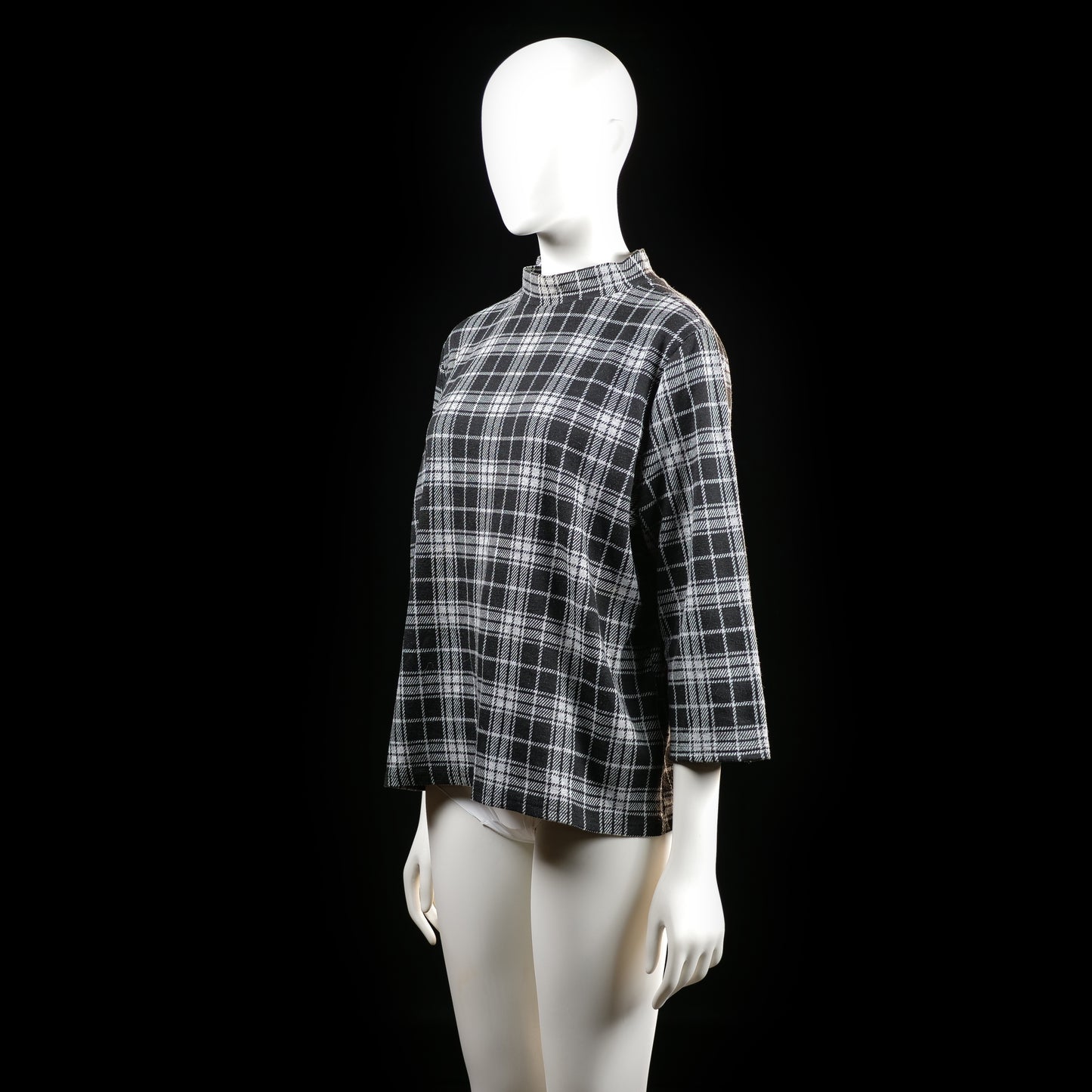 Blouse - Black & White - Size L