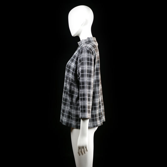 Blouse - Black & White - Size L