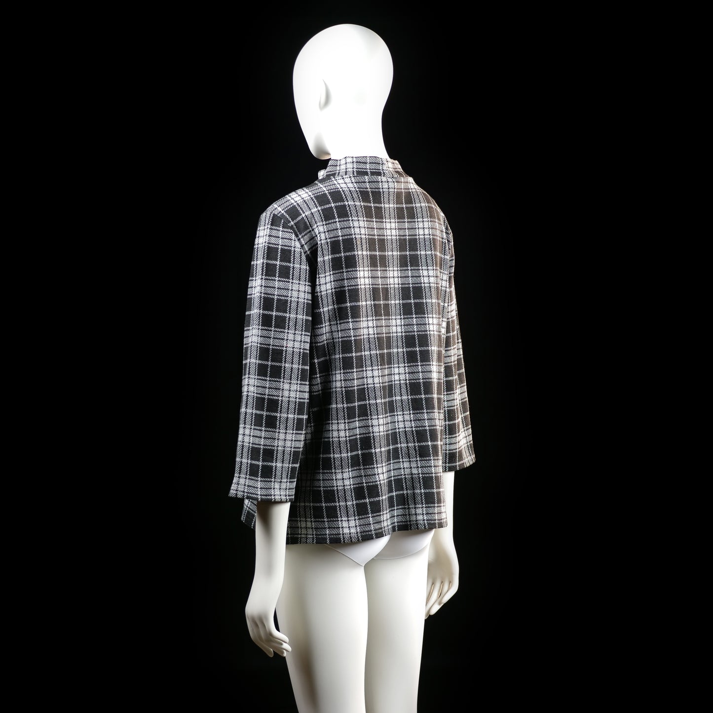 Blouse - Black & White - Size L