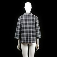 Blouse - Black & White - Size L