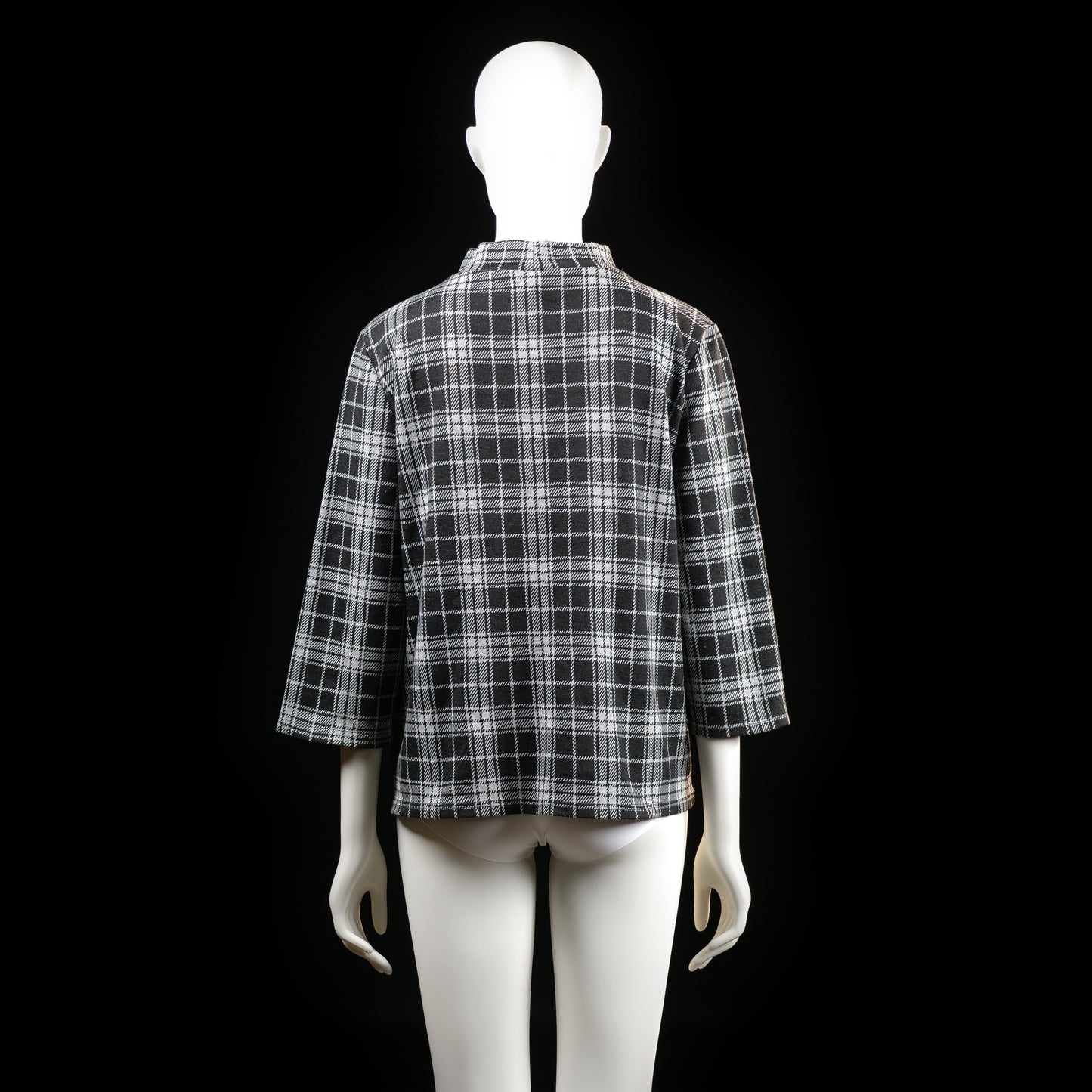 Blouse - Black & White - Size L