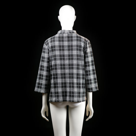 Blouse - Black & White - Size L