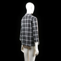 Blouse - Black & White - Size L