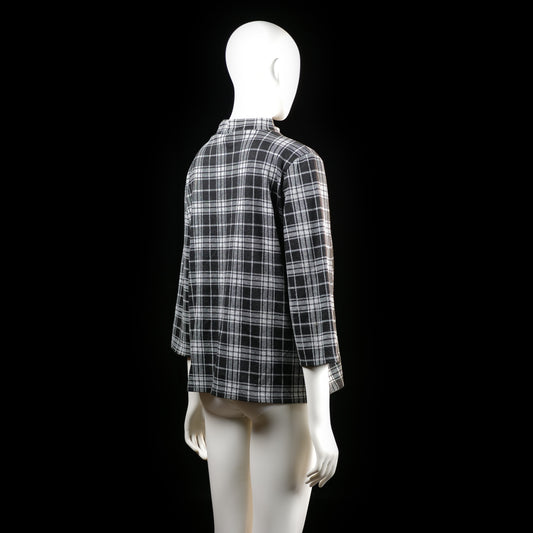 Blouse - Black & White - Size L