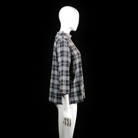 Blouse - Black & White - Size L