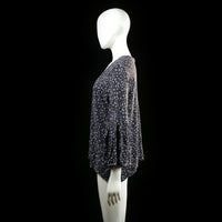 Blouse - Black & Pink - Size L