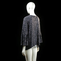 Blouse - Black & Pink - Size L
