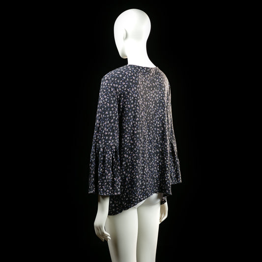 Blouse - Black & Pink - Size L
