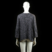 Blouse - Black & Pink - Size L