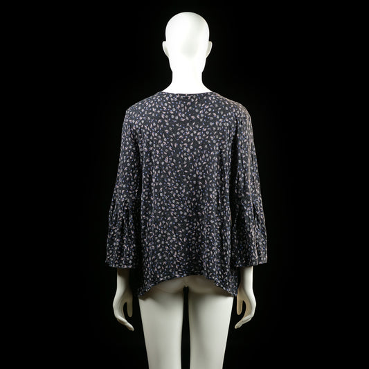 Blouse - Black & Pink - Size L