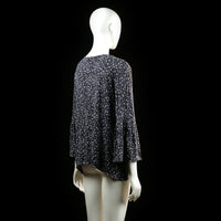 Blouse - Black & Pink - Size L
