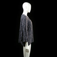 Blouse - Black & Pink - Size L